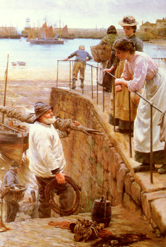 Between The Tides by Walter Langley