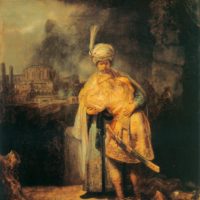 Biblical Scene by Rembrandt