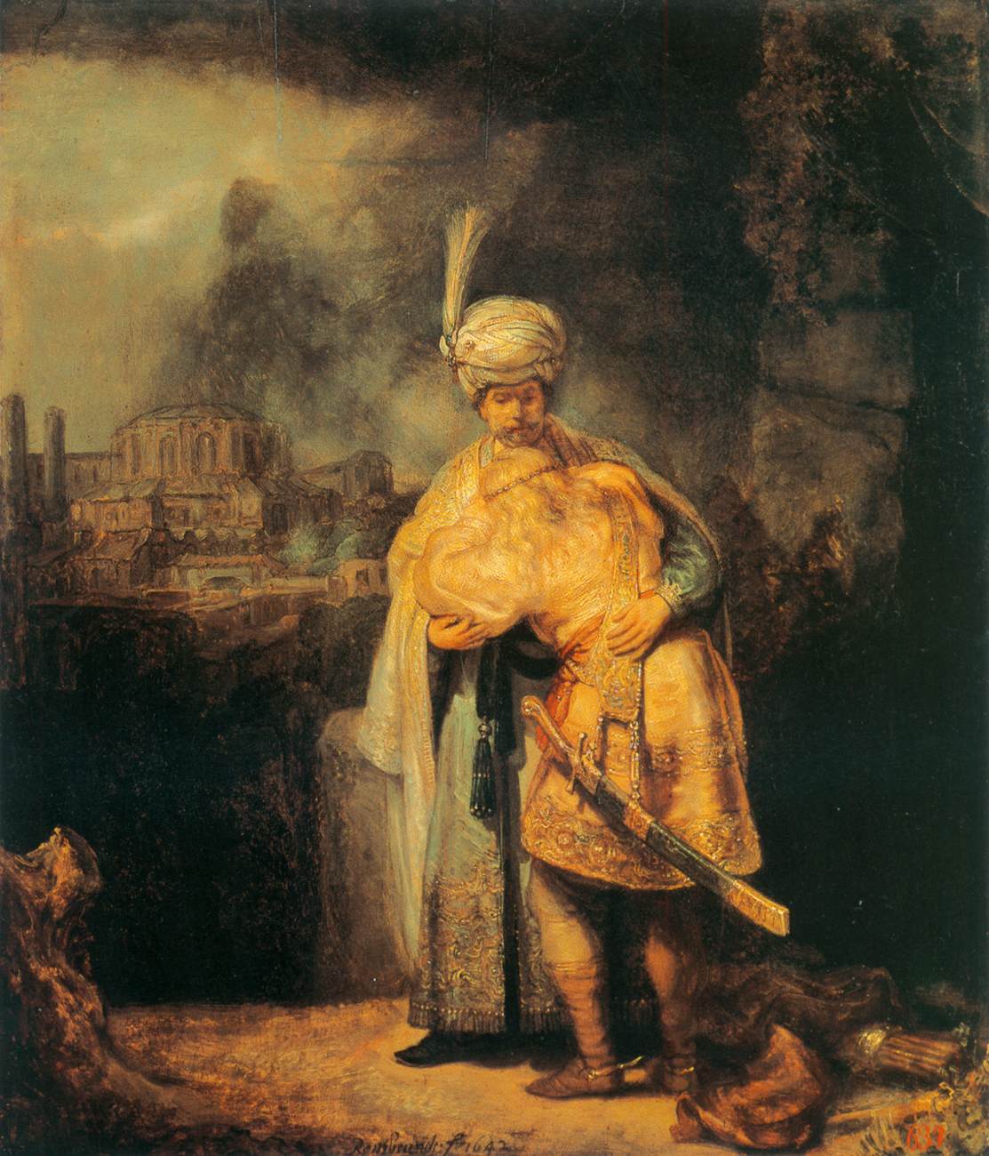 Biblical Scene by Rembrandt
