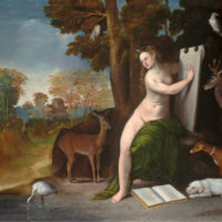 Circe and her Lovers in a Landscape by Dosso Dossi