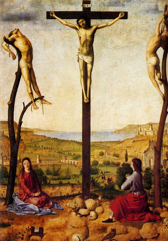 Crucifixion by Antonello da Messina	