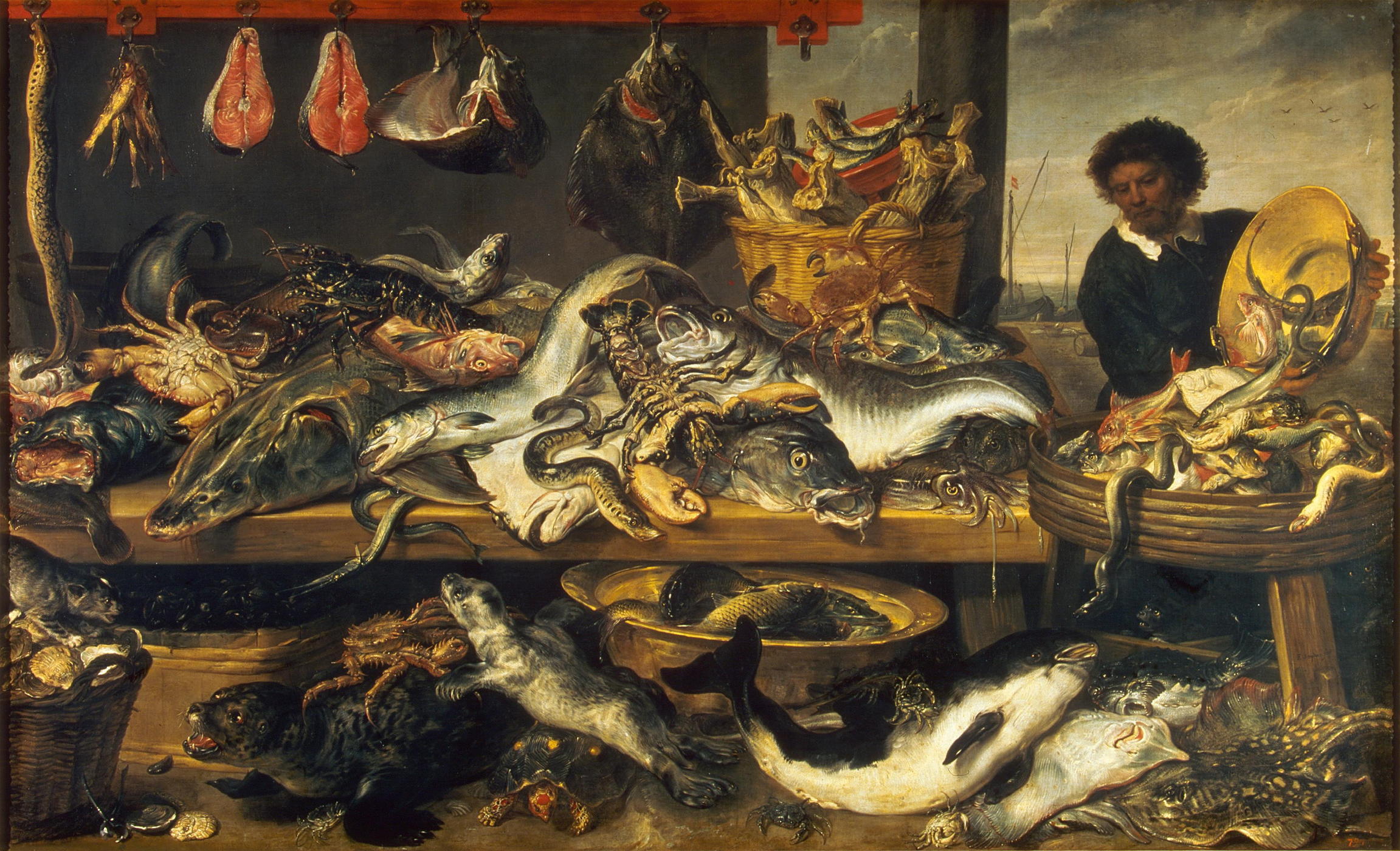 Fish Shop by Frans Snyders