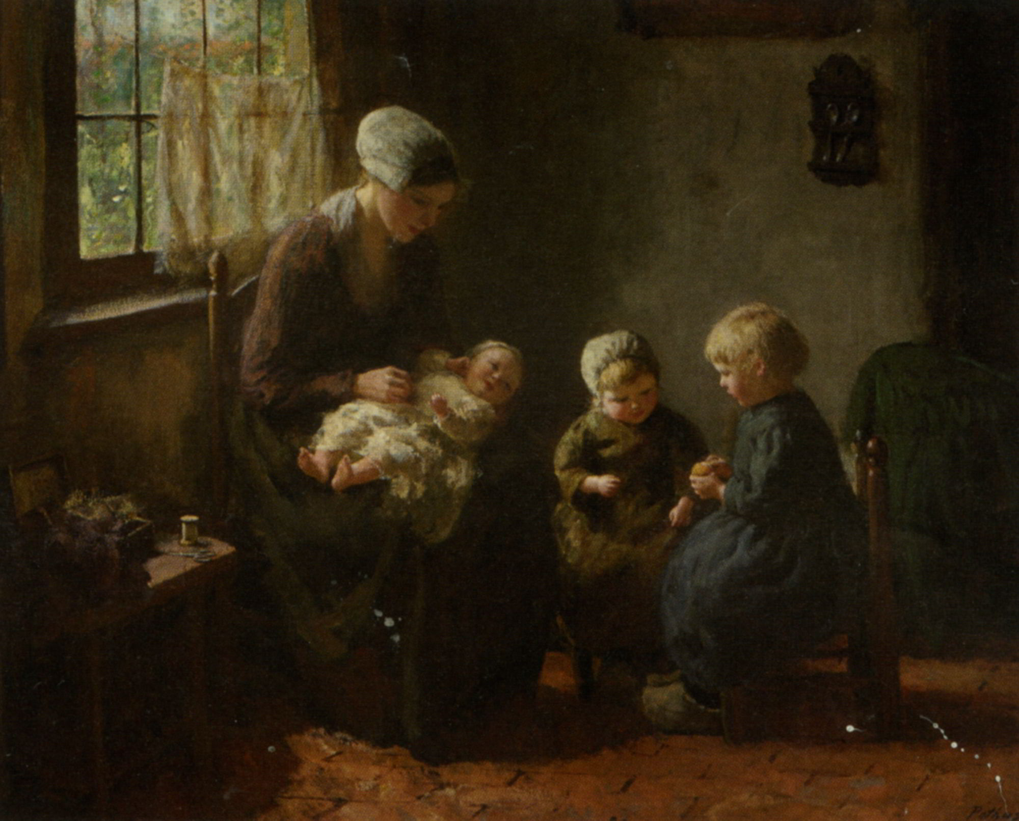 Happy Family by Bernard Jean Corneille Pothast	