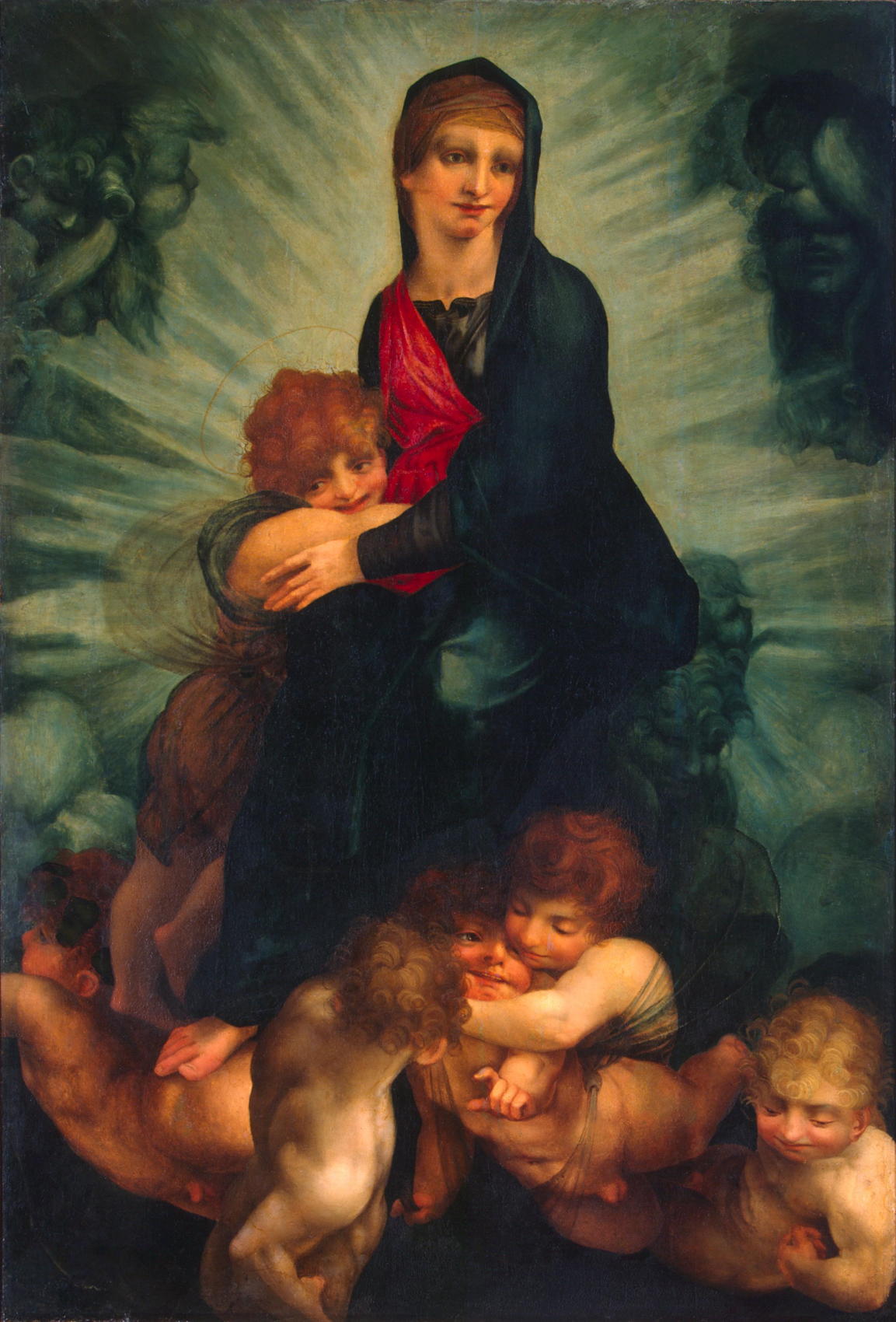 Madonna and Child with Putti by Rosso Fiorentino