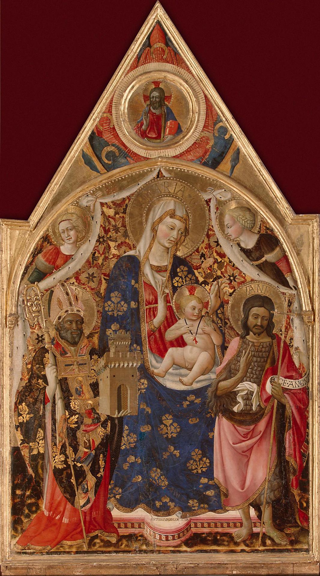 Madonna and Child with Saints by Antonio Da Firenze