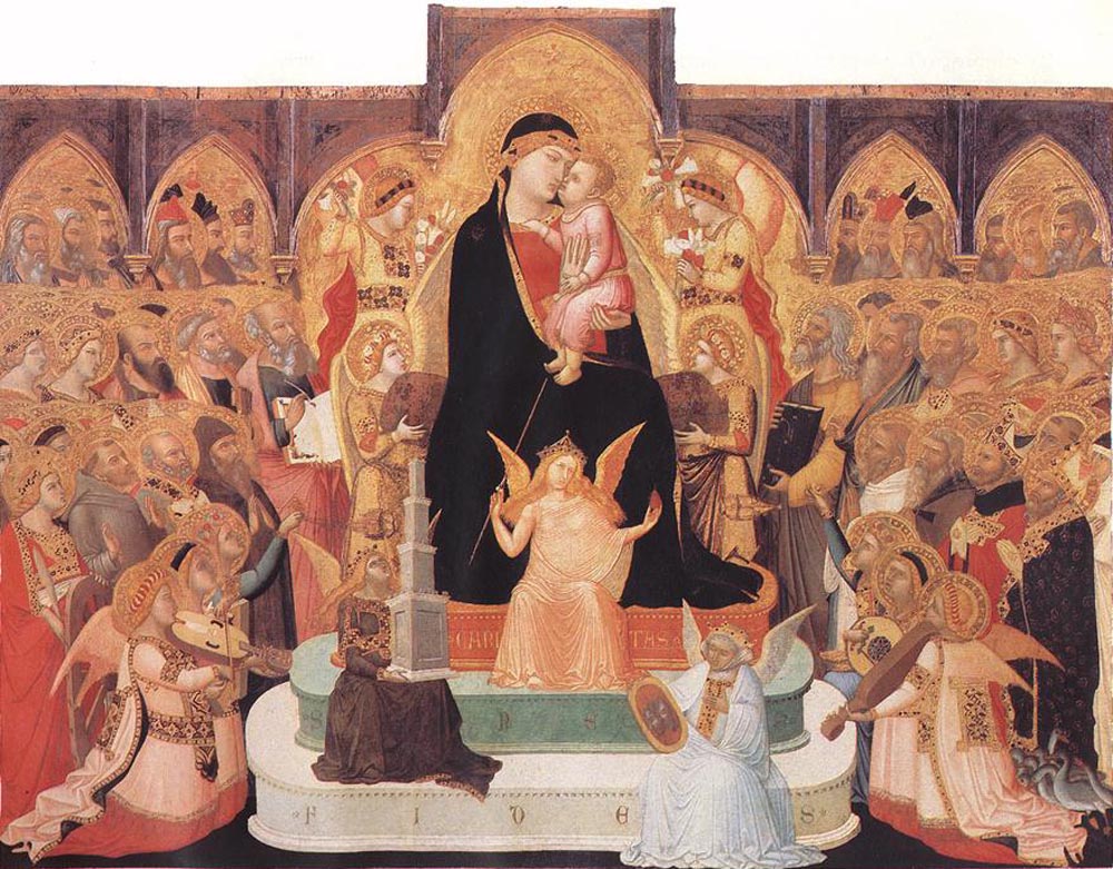 Madonna with Angels and Saints (Maestà) by Ambrogio Lorenzetti