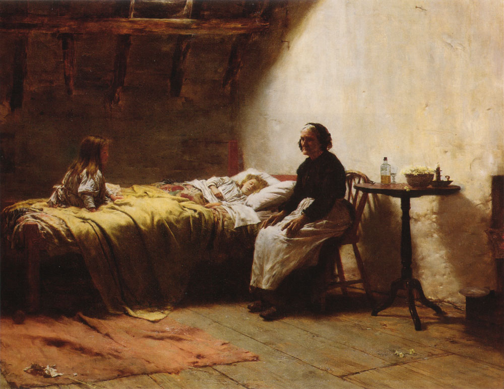 Motherless by Walter Langley