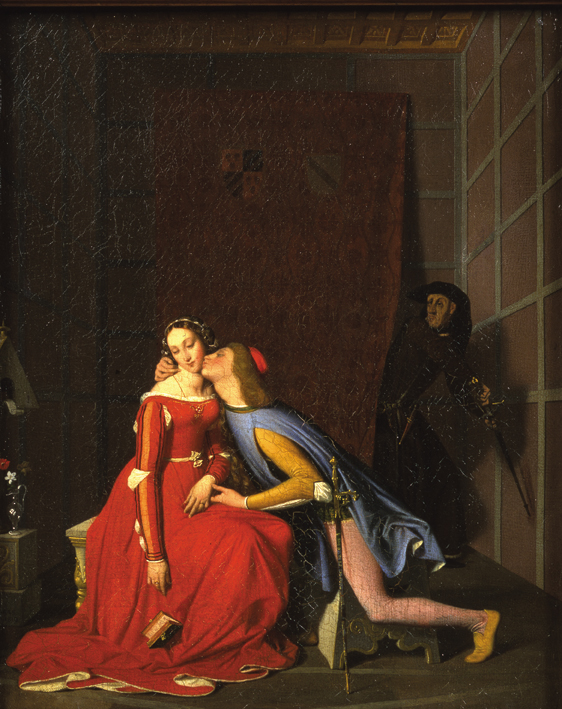 Paolo and Francesca by Jean Auguste Dominique Ingres