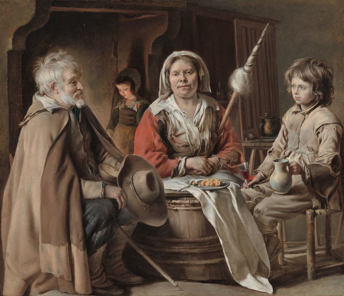 Peasant Interior by Louis Le Nain