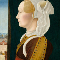 Portrait of Ginevra Bentivoglio by Ercole de’ Roberti
