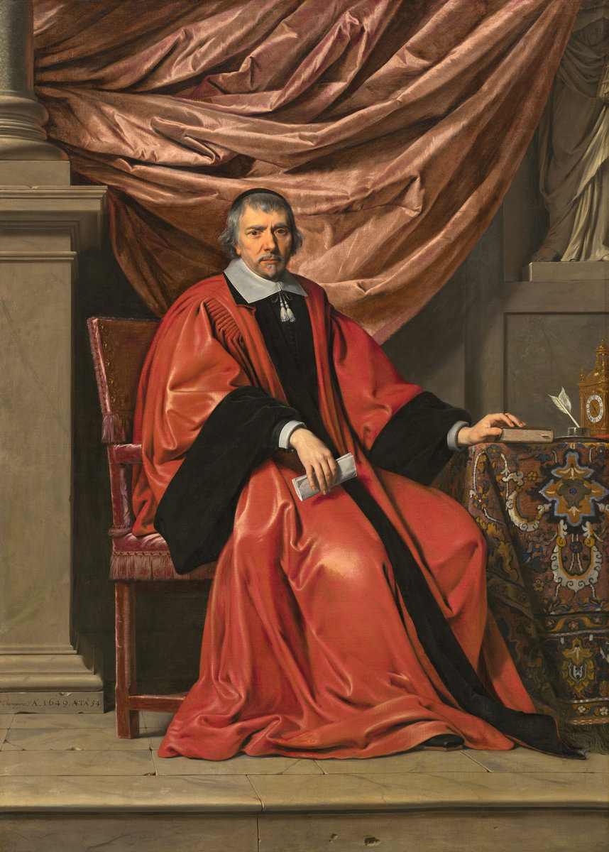 Portrait of Omer Talon by Philippe de Champaigne