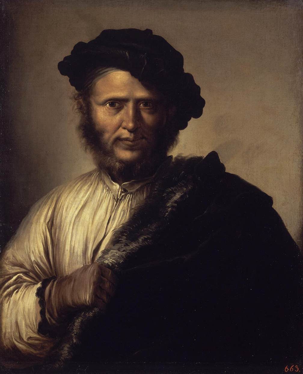 Portrait of a Man by Salvator Rosa