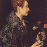 Portrait of a Young Woman in Profile by Sofonisba Anguissola