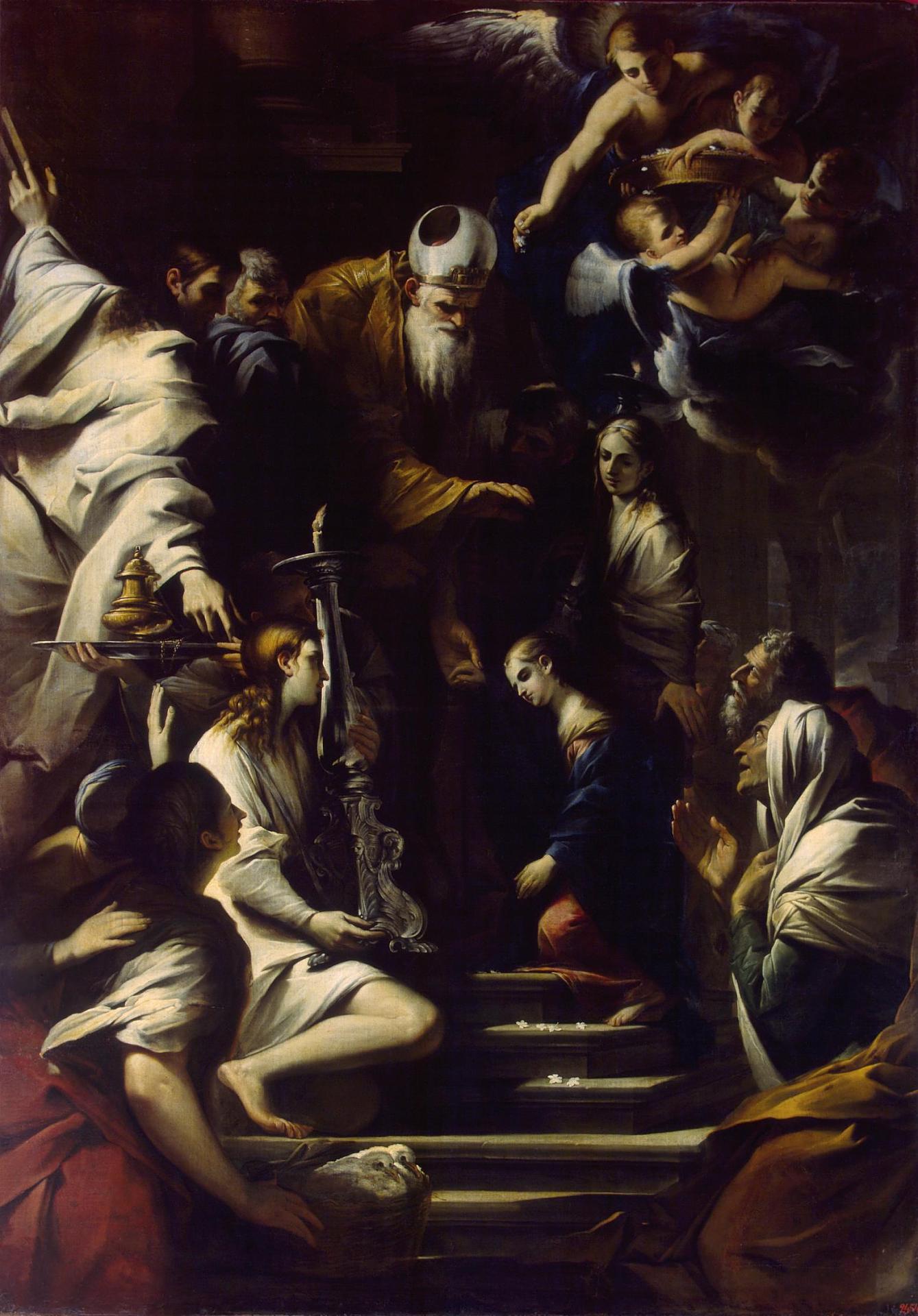 Presentation of the Virgin in the Temple by Pietro Testa