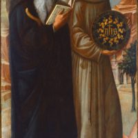 Saint Anthony Abbot and Saint Bernardino of Siena by Jacopo Bellini