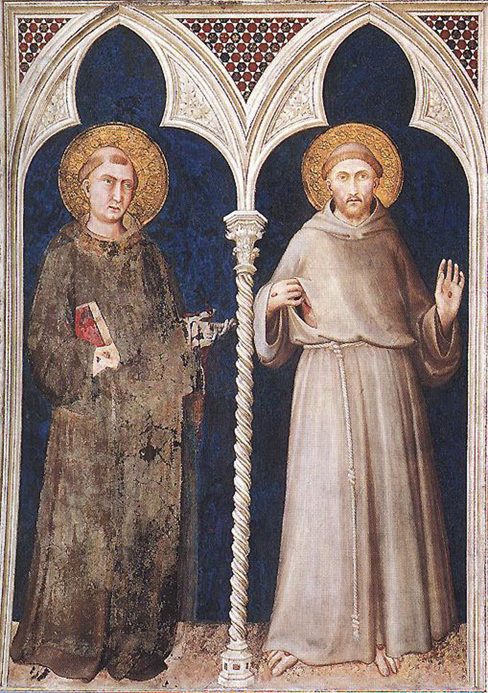 St Anthony and St Francis by Simone Martini	