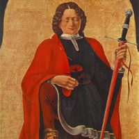 St Florian (Griffoni Polyptych) by Francesco del Cossa