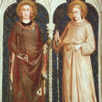 St Louis of France and St Louis of Toulouse by Simone Martini