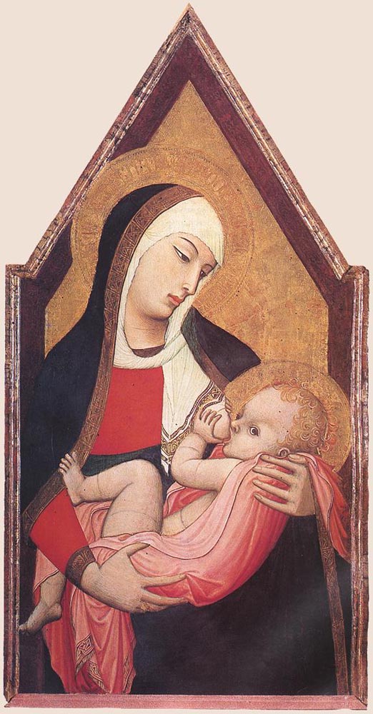 Suckling Madonna by Ambrogio Lorenzetti