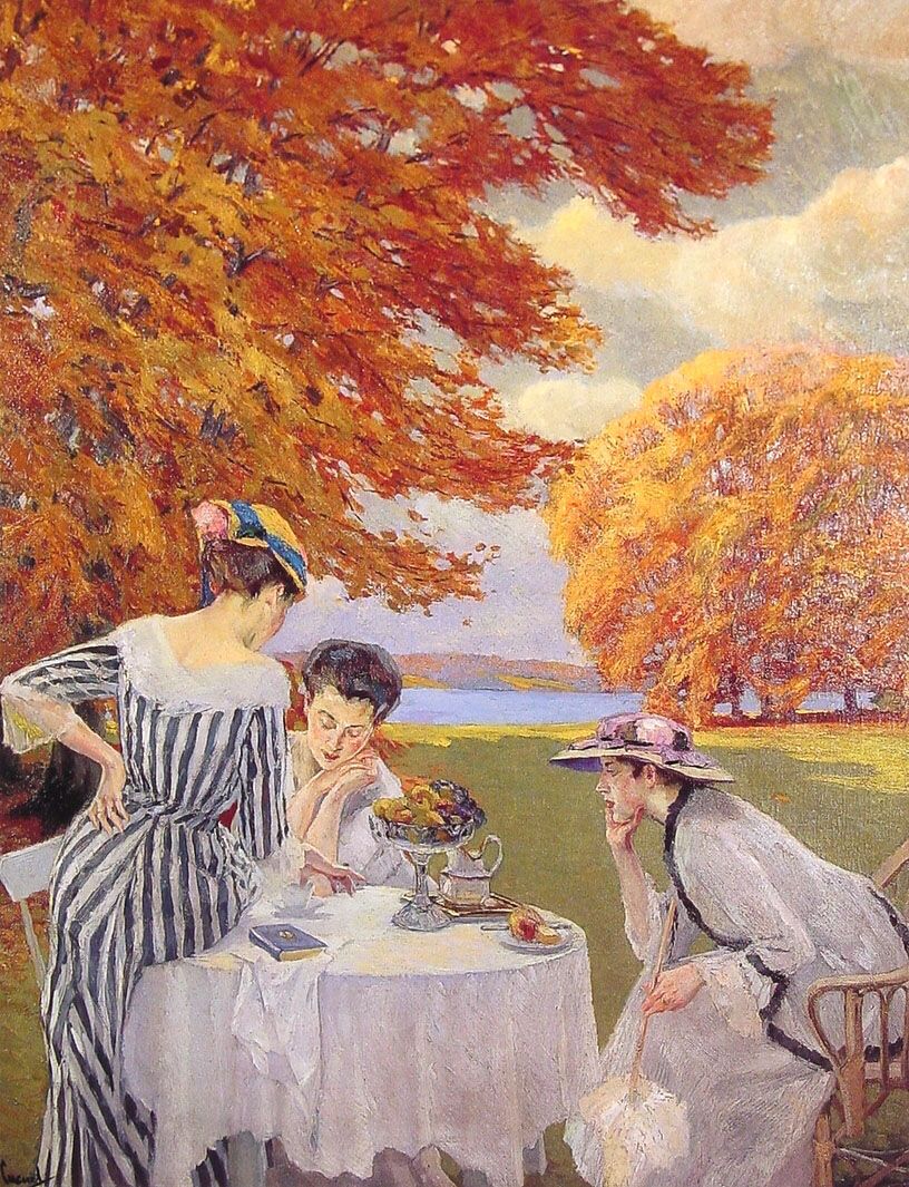 Tea in the Park by Edward Cucuel