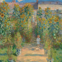 The Artist’s Garden at Vétheuil by Claude Monet