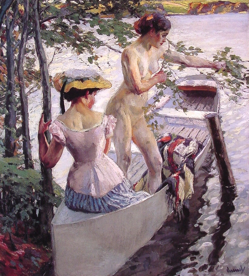 The Bathing Place by Edward Cucuel