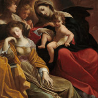 The Dream of Saint Catherine of Alexandria by Lodovico Carracci