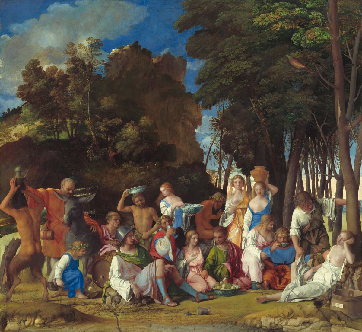 The Feast of the Gods by Giovanni Bellini