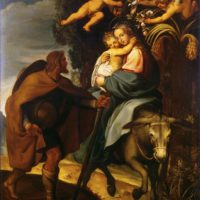 The Flight into Egypt by Bartolome Carducho