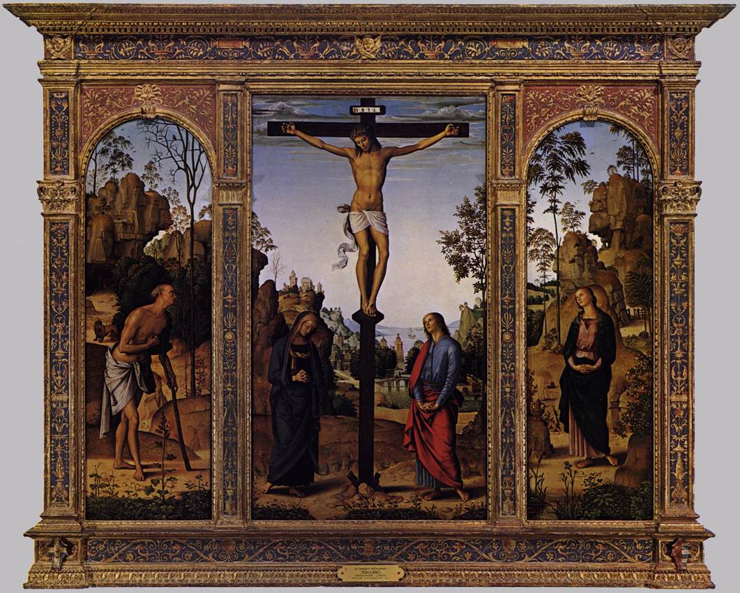 The Galitzin Triptych by Pietro Perugino