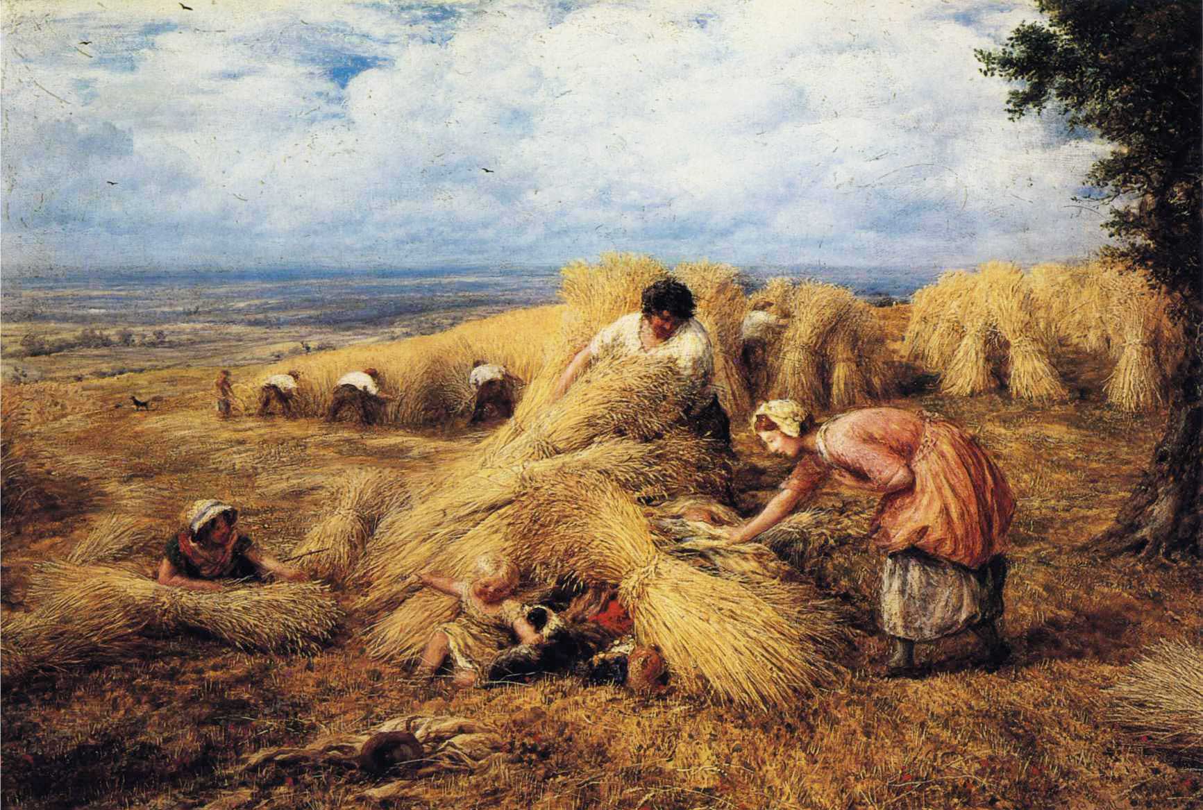 The Harvest Candle by John Linnell