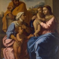 The Holy Family with Sts Elisabeth and John the Baptist by Francesco Primaticcio