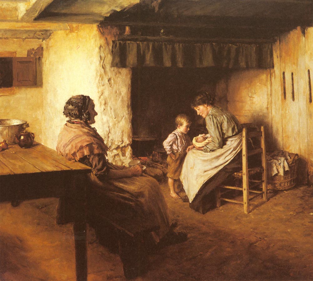 The New Arrival by Walter Langley