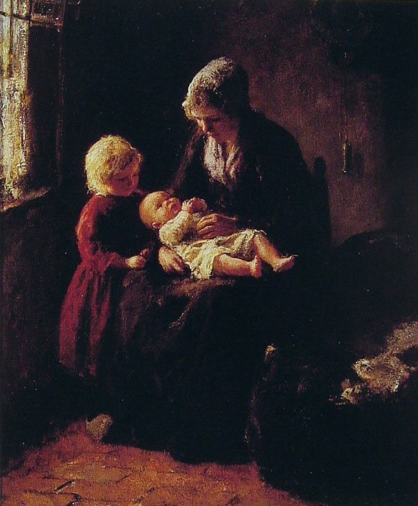 The New Baby by Bernard Jean Corneille Pothast	