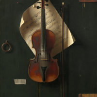 The Old Violin by William Michael Harnett