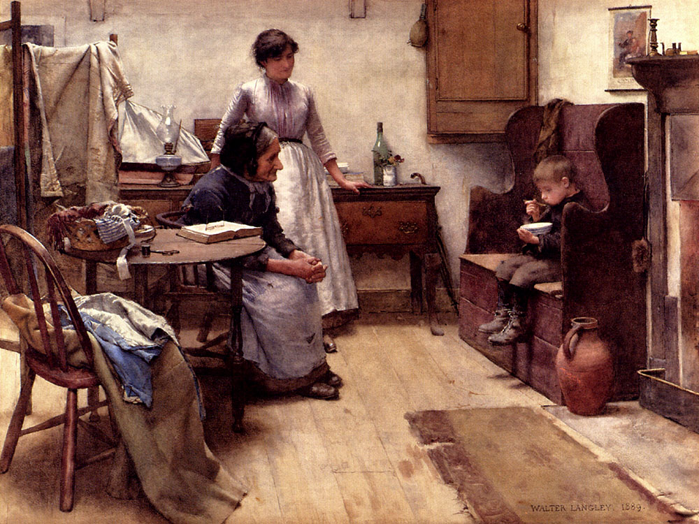 The Orphan by Walter Langley