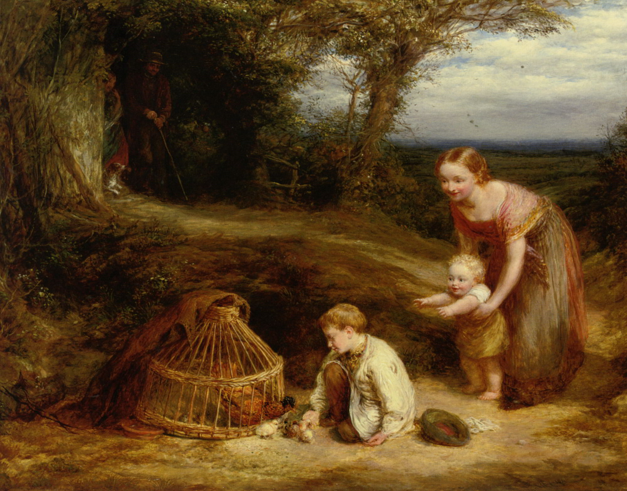 The Young Brood by John Linnell