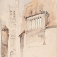 Tower of the Cathedral at Sens by John Ruskin
