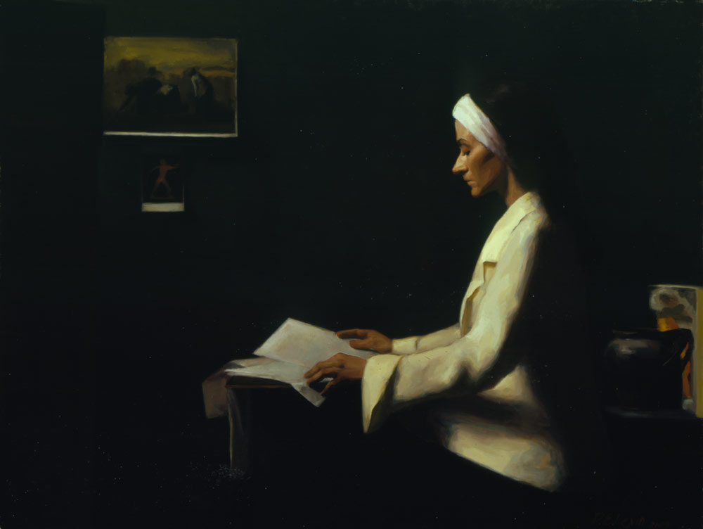 Woman Reading by Dana Levin