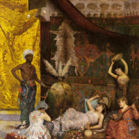 A Musical Interlude in the Harem by Fabbio Fabbi