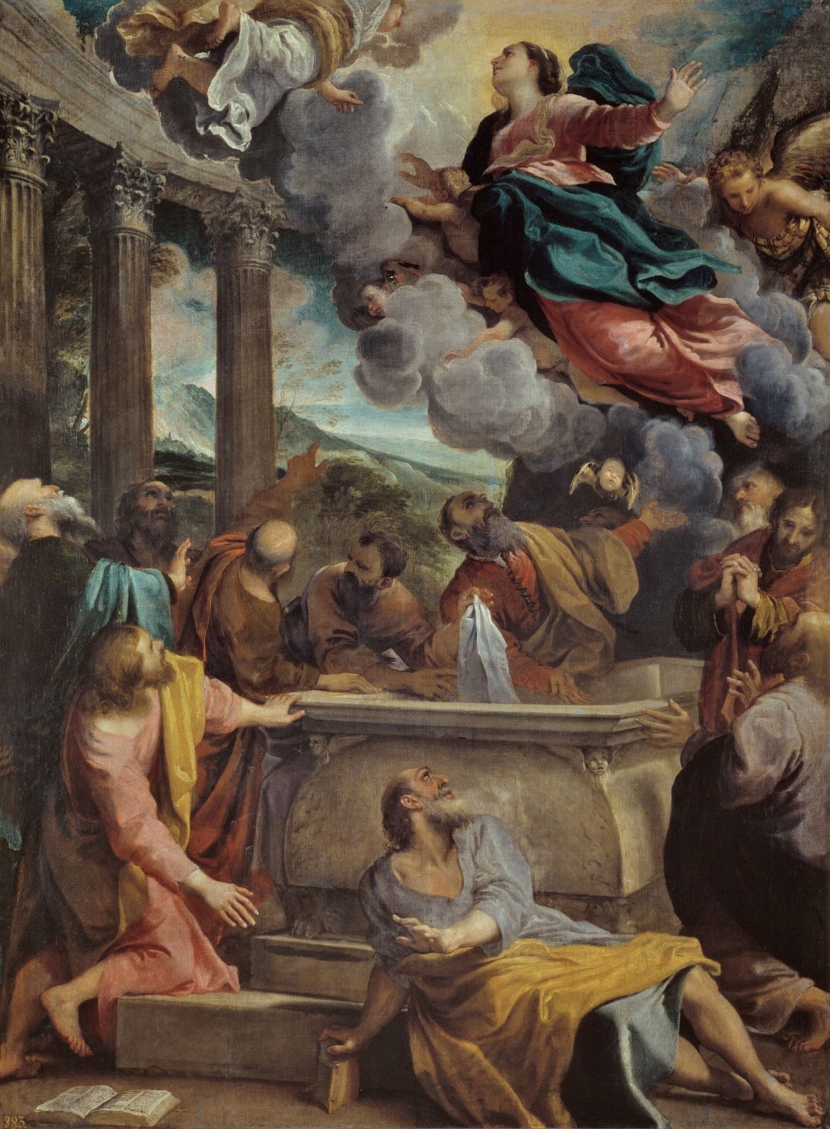 Assumption of the Virgin Mary by Annibale Carracci