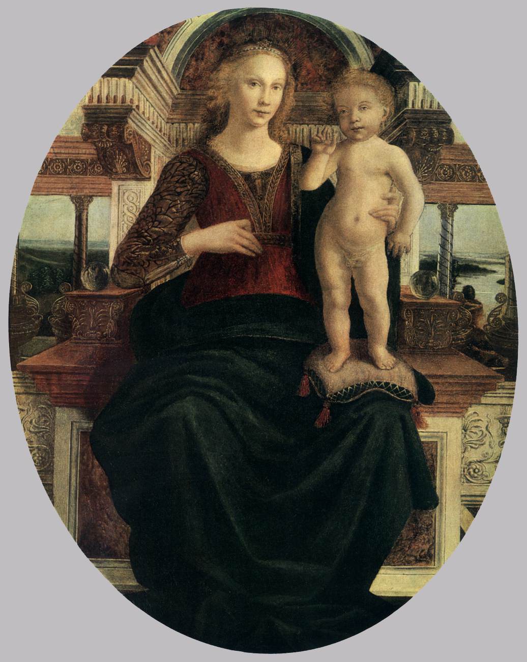 Mary with the Child by Piero del Pollaiuolo	