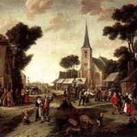 The Fair by Egbert van der Poel