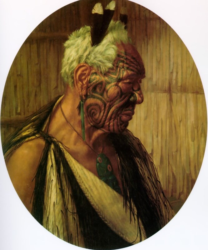 A Noble Relic of a Noble Race: Wharekauri Tahuna by Charles Goldie