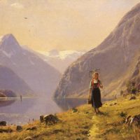 By The FJord by Hans Dahl