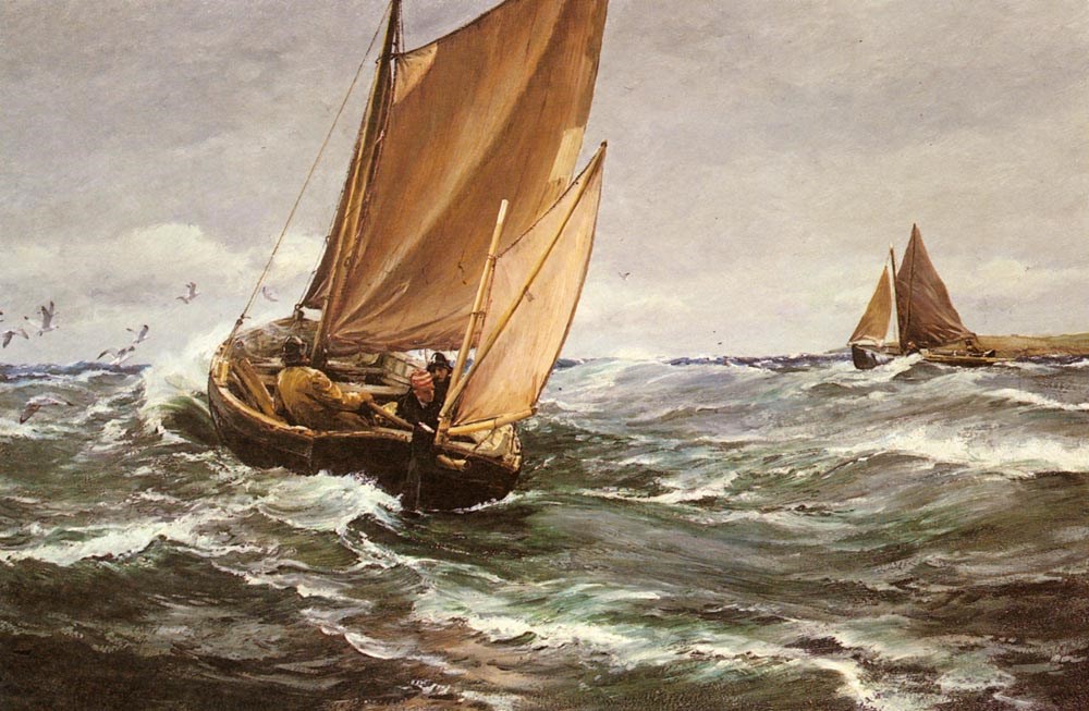 In Spite of Wind and Weather by Charles Napier Hemy