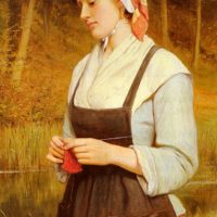 Knitting by Charles Sillem Lidderdale