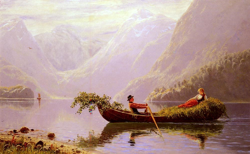 The Fjord by Hans Dahl