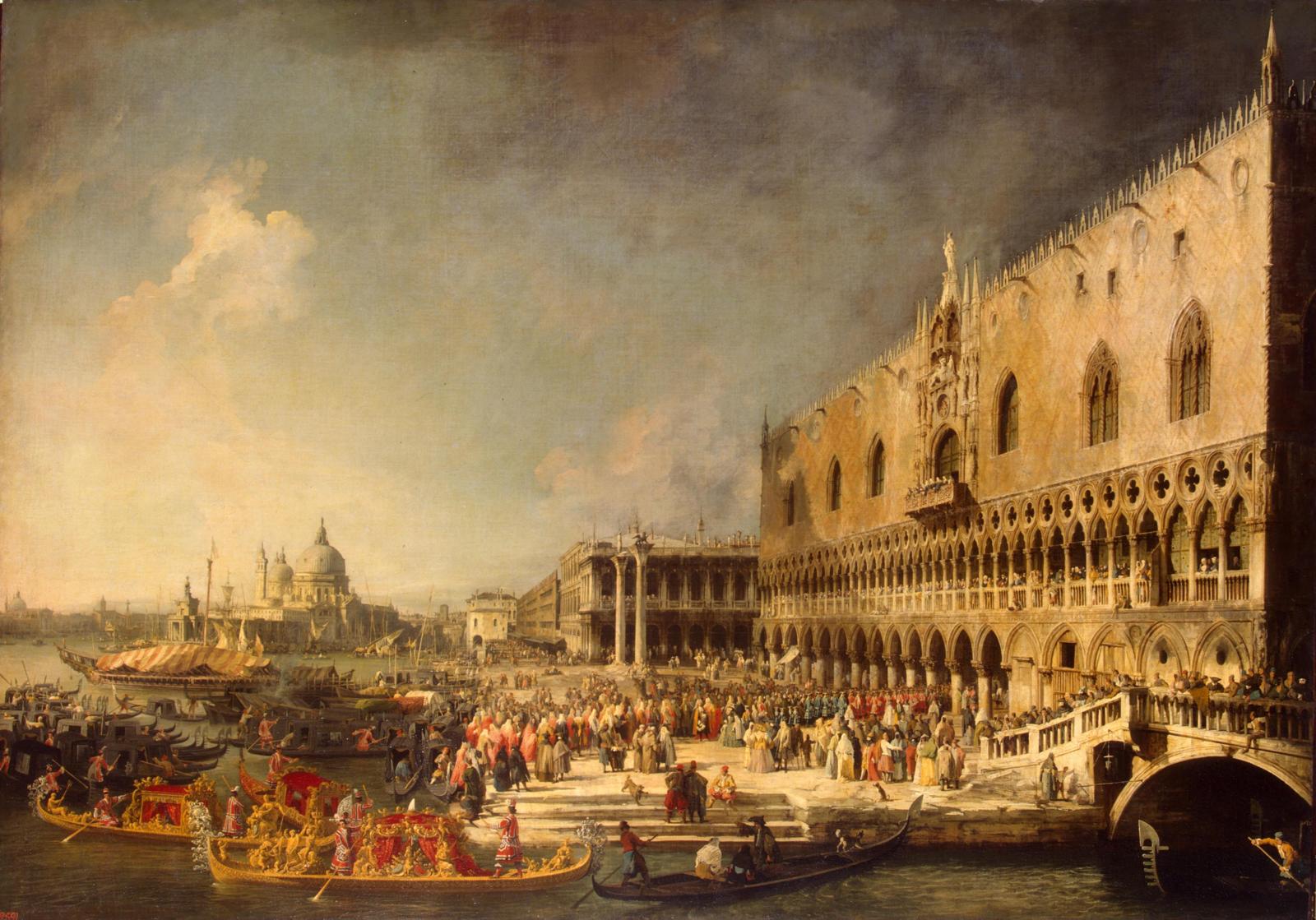 Arrival of the French Ambassador in Venice by Canaletto