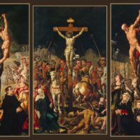 Calvary (Triptych) by Maerten van Heemskerck